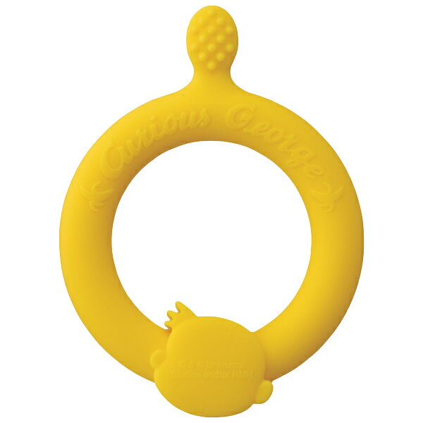 ベビー 歯ブラシ おさるのジョージ 乳歯用 シリコーン （ 乳歯用歯ブラシ 赤ちゃん用歯ブラシ ベビー歯ブラシ はぶらし ハブラシ 歯磨き ジョージ 電子レンジ対応 煮沸消毒対応 液体消毒対応 シリコン ループ型 赤ちゃん ） 【39ショップ】