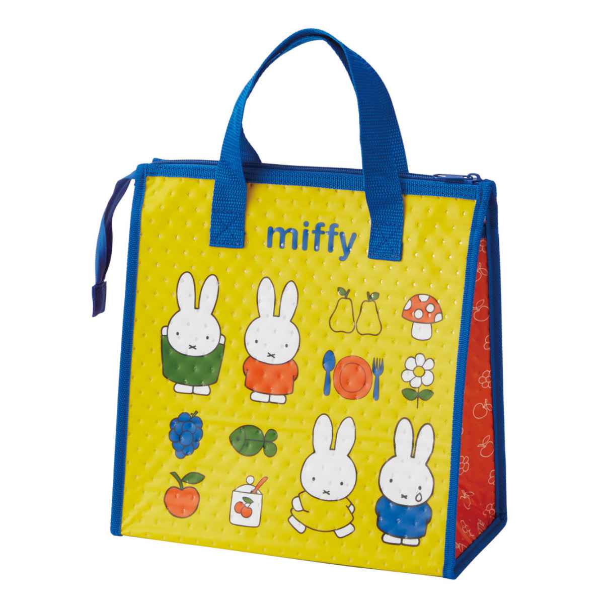 ランチバッグ 保冷 不織布 ファブリックスタイル ミッフィー （ miffy 保冷ランチバッグ 保温 弁当袋 お弁当袋 お弁当入れ ランチトートバッグ ランチトート お弁当箱 弁当 袋 ランチ 手提げかばん マチ付き ）【39ショップ】