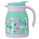 卓上ポット 600ml ムーミン カラー ステンレス ( 魔法瓶 保温ポット 保冷ポット 保温 保冷 卓上 コーヒー 珈琲 お茶 紅茶 真空二層構造 ワンタッチ式 片手 広口 キャラクター ) 【39ショップ】