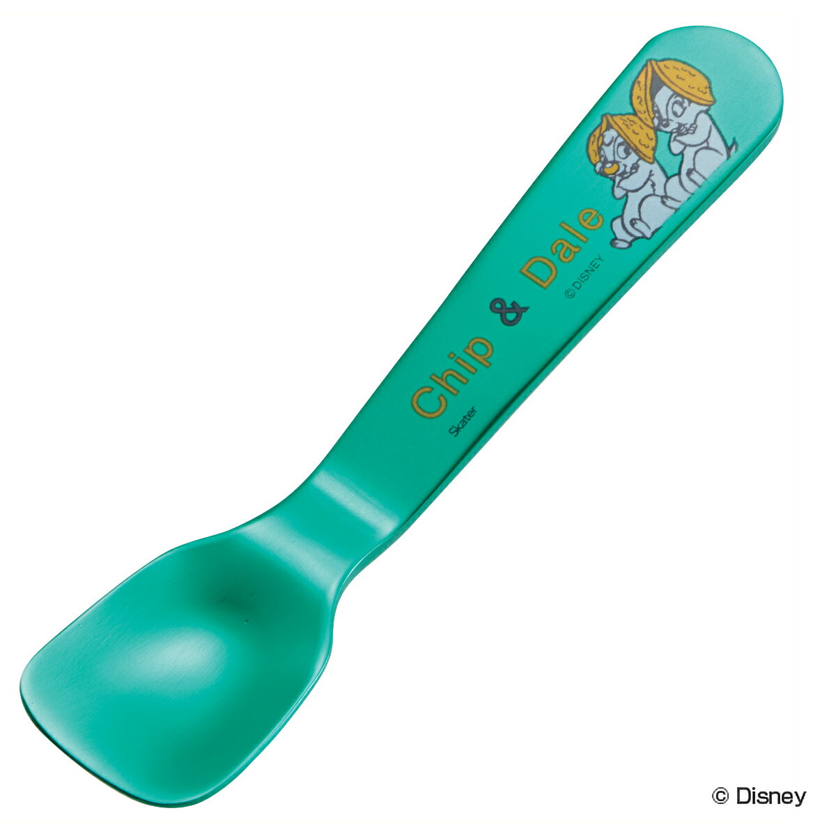 スプーン 12cm アイスクリームスプーン チップ＆デール アルミ製 （ アイススプーン アイス用スプーン アイス専用スプーン アルミ製スプーン 熱伝導 溶ける 溶かす 幅広 すくいやすい キャラクター ディズニー ） 【39ショップ】