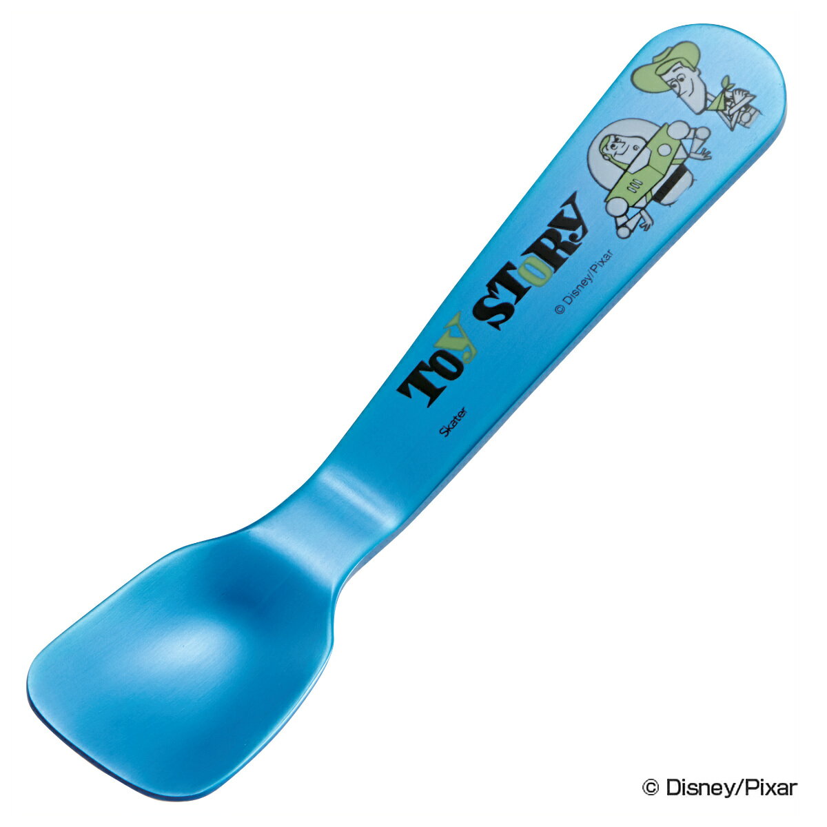 スプーン 12cm アイスクリームスプーン トイストーリー アルミ製 （ アイススプーン アイス用スプーン アイス専用スプーン トイ・ストーリー アルミ製スプーン 熱伝導 溶ける 溶かす 幅広 すくいやすい キャラクター ディズニー ） 【39ショップ】