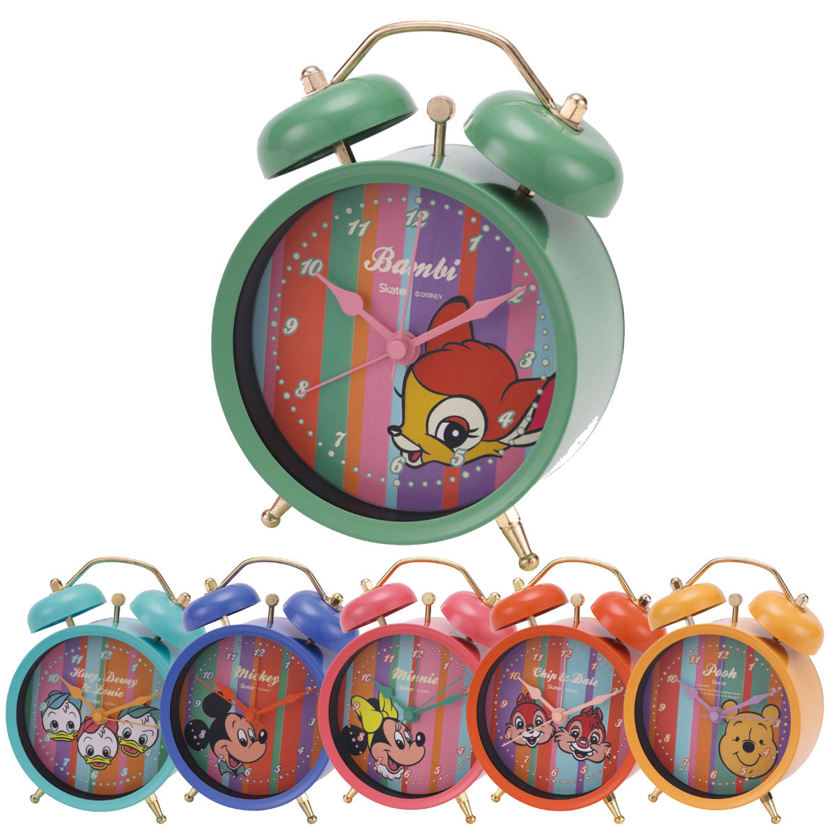 置き時計 目覚まし レトロ ディズニー