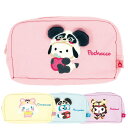 ペンケース キャラクター 大容量 小物入れ サンリオ ( シナモロール クロミ ハンギョドン ポチャコ 筆箱 ふでばこ ポーチ 収納 ケース ペンシルケース ペ...