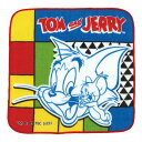 ミニタオル 20×20cm トムとジェリー TOON ( トム&ジェリー 手拭き ハンカチ タオルハンカチ 綿100 ミニハンカチ ウォッシュタオル ネームタグ付 手ふき 手洗い タオル キャラクタータオル ) 【39ショップ】