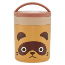 お弁当箱 抗菌保温保冷デリカポット 300ml TANUKI ( スープポット フードポット フードジャー 持ち手付き 携帯 持ち運び 弁当箱 ランチボックス ...