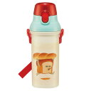 水筒 480ml 抗菌直飲プラボトル パンどろぼう ( ぱんどろぼう 子供用 抗菌 プラスチック製 ダイレクトボトル 直飲み ワンタッチ 日本製 抗菌加工 AG...