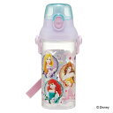 水筒 480ml 食洗機対応プラクリアボトル プリンセス24 ( ディズニープリンセス 食洗機対応 直飲み プラボトル ワンプッシュ ボトル 軽量 日本製 キッ...