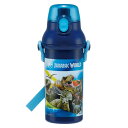 水筒 480ml 抗菌直飲プラボトル ジュラシック24 ( 恐竜 子供用 抗菌 プラスチック製 ダイレクトボトル 直飲み ワンタッチ 日本製 抗菌加工 AG 銀...