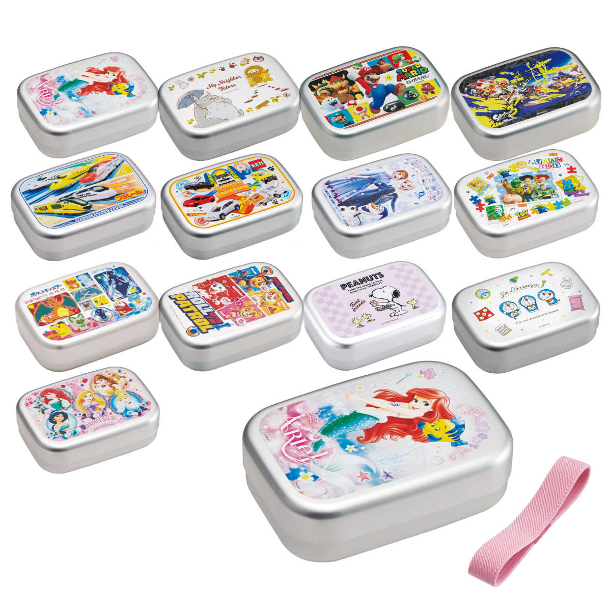 弁当箱 1段 370ml アルミ キャラクター 保温庫対応 ( お弁当箱 ランチボックス 子供 日本製 保温庫 OK お弁当 弁当 幼稚園 保育園 ランチベルト...