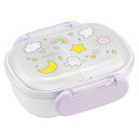 弁当箱 1段 270ml ふわっとタイトランチ シナぷしゅ ( ぷしゅ ランチボックス お弁当箱 食洗機対応 レンジ対応 抗菌 日本製 ドーム蓋 キッズ 子供 食洗機OK レンジOK お弁当 弁当 一段 2点ロック 銀 AG 抗菌加工 )【39ショップ】(3)