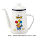 ドリップケトル 1.1L くまのプーさん ホーロー ( ガス火対応 ドリップポット コーヒーポット 直火 アウトドア 自宅 家 コーヒー 珈琲 ハンドドリップ 細口 やかん キャンプ おしゃれ キャラクター プーさん )【39ショップ】(3)