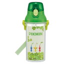水筒 480ml 健康クリアマーカーボトル ピクミン ( 食洗機対応 直飲み プラスチック ワンタッチ 子供用水筒 ボトル 食洗機OK クリアボトル 子供 ダイ...