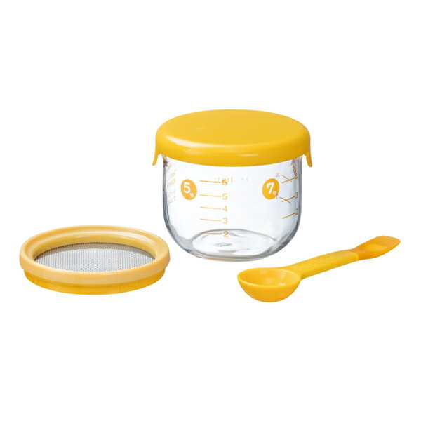 離乳食 おかゆ 赤ちゃん ベビー 耐熱ガラス製 電子レンジ 炊飯器 （ 電子レンジ対応 食洗機対応 軽量 カップ お粥 10倍粥 少量 5倍粥 炊飯 裏ごし 保存容器 ） 【39ショップ】のサムネイル