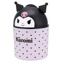 ゴミ箱 クロミ ダイカット インテリアボックス ( ごみ箱 クロミちゃん 卓上 コンパクト ミニ ふた付き かわいい ダストボックス 卓上ゴミ箱 子供部屋 サン...