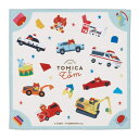 ランチクロス くっつくランチクロス トミカとトム ( トミカ トム くっつく 弁当包み ナフキン 弁当箱 包み 入れ 給食ナフキン お弁当箱 弁当 ランチョンマット 子供用 幼稚園 保育園 給食 キッズ 正方形 子供 )【39ショップ】