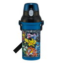 水筒 480ml 抗菌直飲プラボトル ポケモン25 ( ポケモン 子供用 抗菌 プラスチック製 ダイレクトボトル 直飲み ワンタッチ 日本製 抗菌加工 AG 銀...