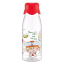 水筒 500ml 牛乳ビン風ボトル 水森亜土 ( 直飲み プラボトル ダイレクトボトル マグボトル 常温 軽量 クリア 直のみ マグ ボトル スリム 健康 ドリ...