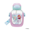 水筒 530ml ワンプッシュストローボトル アナと雪の女王25 ( アナと雪の女王 ワンプッシュ ストロー ボトル プラスチック ストロー付き 軽量 直飲み ...