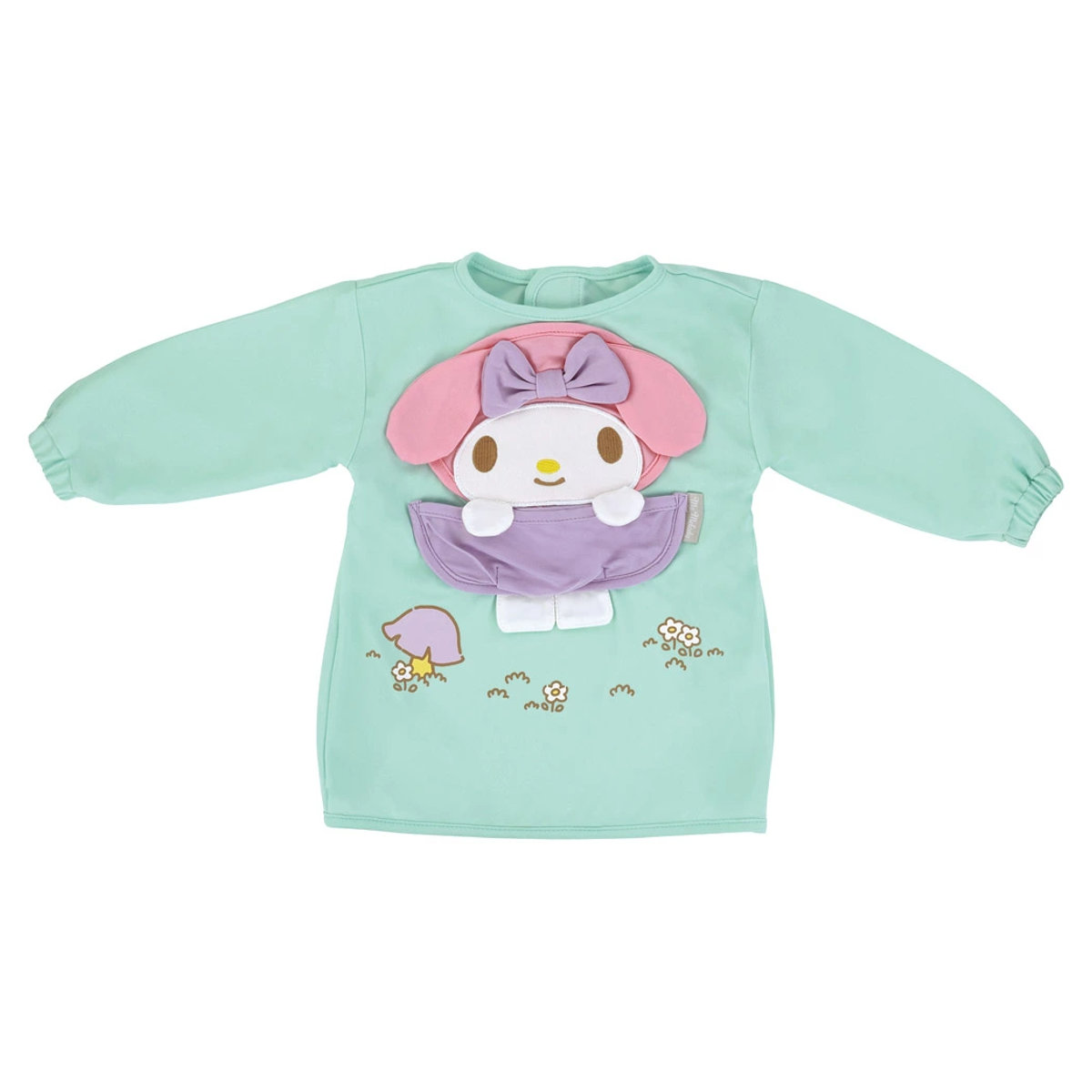 お食事エプロン マイメロディ ベビーエプロン キャラクター よだれかけ 長袖エプロン （ サンリオ マイ..