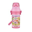 水筒 480ml 抗菌直飲プラボトル ぷにるんず ( 子供用 抗菌 プラスチック製 ダイレクトボトル 直飲み ワンタッチ 日本製 抗菌加工 AG 銀 ショルダー...