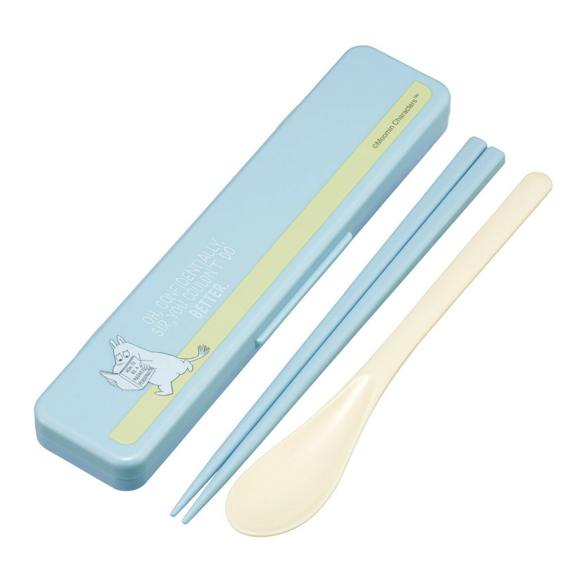 コンビセット 抗菌コンビセット ムーミンライトカラー ( ムーミン 食洗機対応 18センチ お箸 音の鳴らない カトラリー 抗菌 日本製 食洗機OK カトラリー...