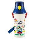 水筒 480ml 抗菌直飲プラボトル トーマス ( 子供用 抗菌 プラスチック製 ダイレクトボトル 直飲み ワンタッチ 日本製 抗菌加工 AG 銀 ショルダーベ...