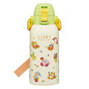 水筒 600ml ダイレクトボトル カービィ ピクニック ( 保冷 直飲み ステンレスボトル ワンプッシュ 直のみ すいとう マグ ボトル ワンタッチ 広口 軽...