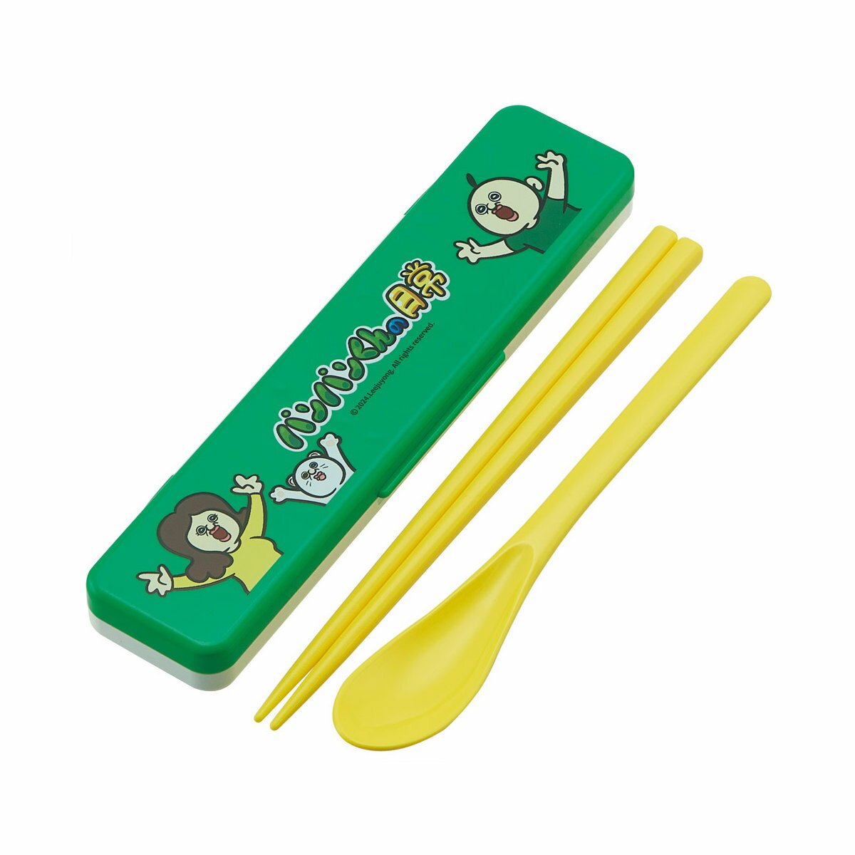 抗菌コンビセット パンパンくんの日常 箸 スプーン ( 食洗機対応 18センチ お箸 音の鳴らない カトラリー 抗菌 日本製 食洗機OK カトラリーセット 銀 ...