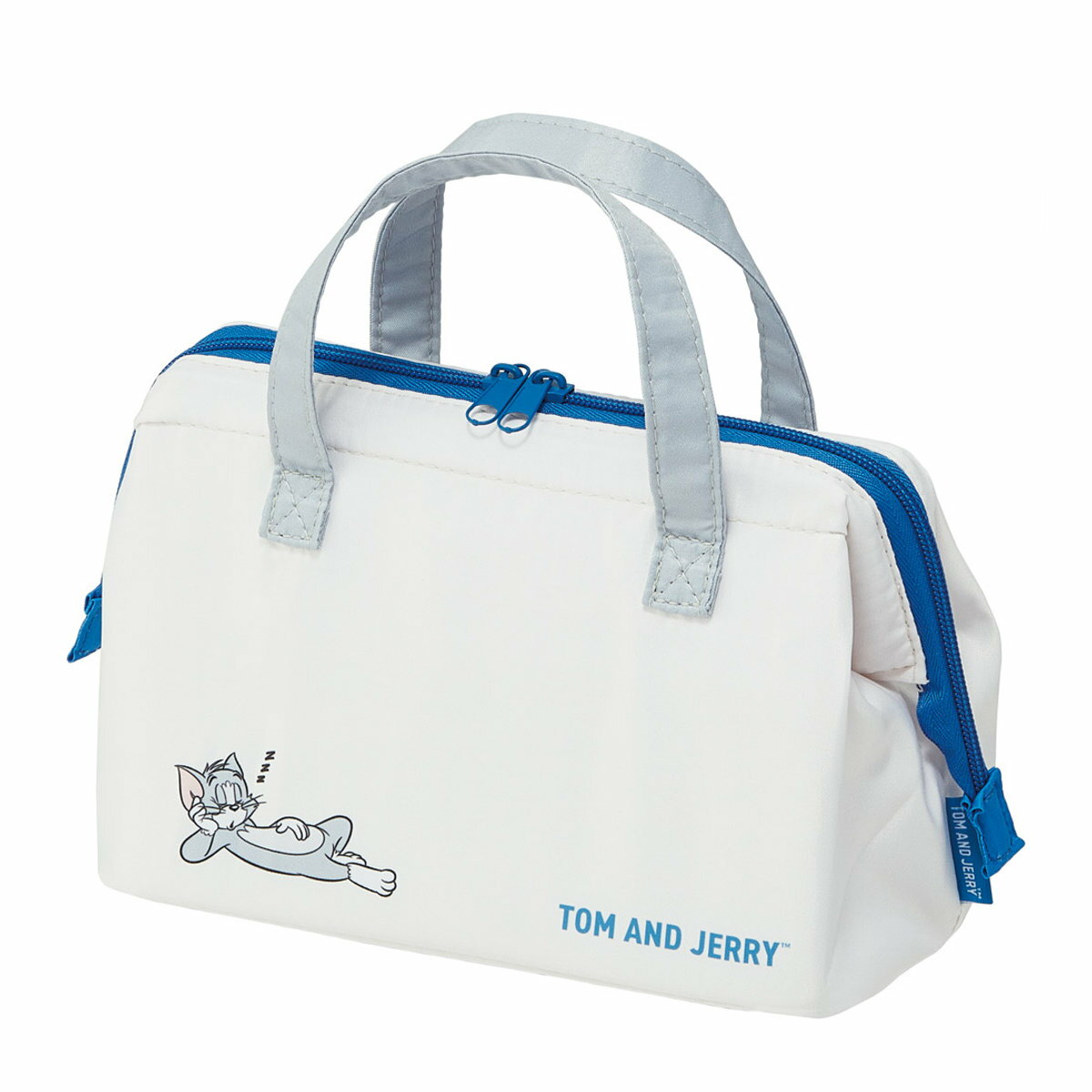 ランチバッグ 保冷 がま口型ランチバッグ トムジェリおひるね ( トムとジェリー がま口型 保冷バッグ 保冷ランチバッグ 弁当袋 お弁当袋 お弁当入れ Wファス...