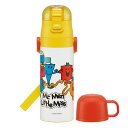 水筒 470ml 430ml 超軽量2WAYステンレスボトル Mr.Men ( 保冷 保温 直飲み コップ付き ワンプッシュ マグボトル コップ飲み 2way ...