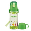 水筒 470ml 430ml 超軽量2WAYステンレスボトル ピクミン ( 保冷 保温 直飲み コップ付き ワンプッシュ マグボトル コップ飲み 2way 子供...