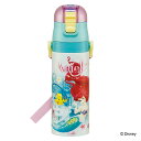 水筒 470ml 超軽量ダイレクトボトル アリエル24 ( リトル・マーメイド 保冷 軽量 直飲み ワンタッチ ステンレスボトル 子供用水筒 子供 直のみ 軽い...