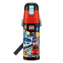 水筒 470ml 超軽量ダイレクトボトル トミカ25 ( 保冷 軽量 直飲み ワンタッチ ステンレスボトル 子供用水筒 子供 直のみ 軽い 超軽量 ワンプッシュ...