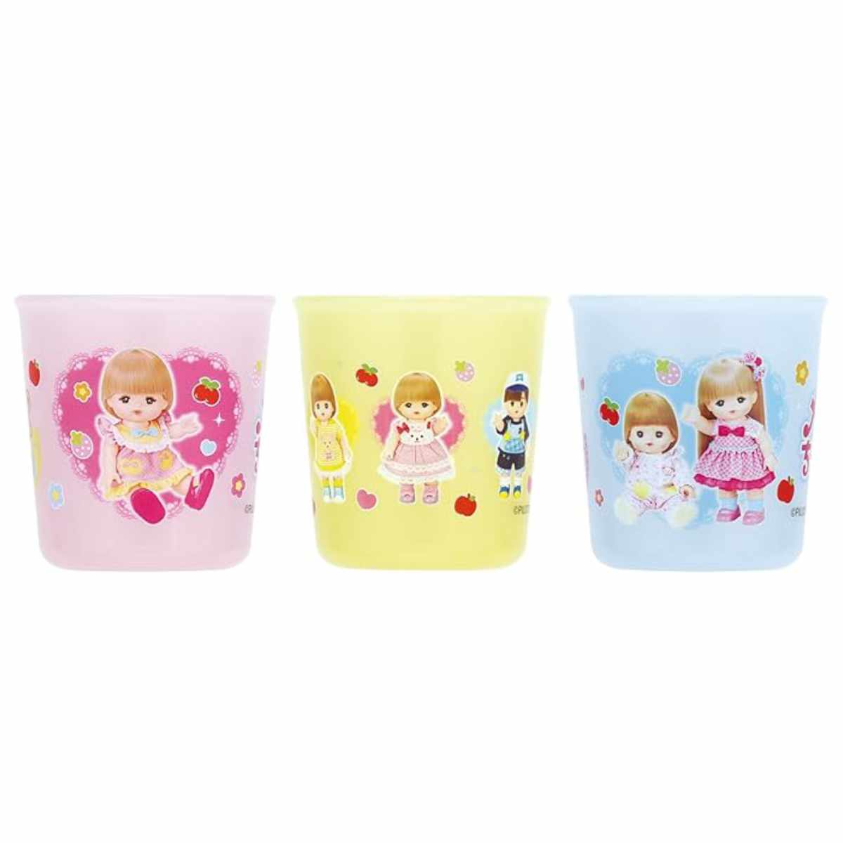 コップ ベビー 抗菌ベビーコップ3点セット 60ml メルちゃん 日本製 ( ベビーコップ 3個セット 抗菌 食洗機対応 赤ちゃん コップトレーニング コップ飲...