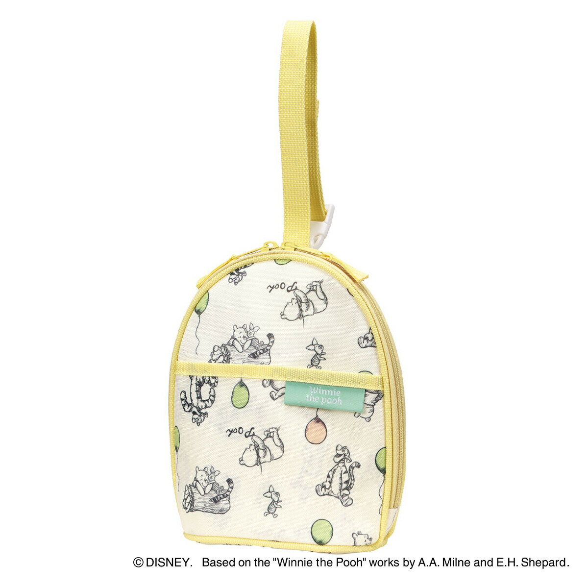 マグポーチ ベビーマグポーチ 持ち手付き 保温 保冷 プーさん ピクニック ( Disney 哺乳瓶ケース 保冷ケース 保冷バッグ マグボトル 収納 ポーチ 哺...