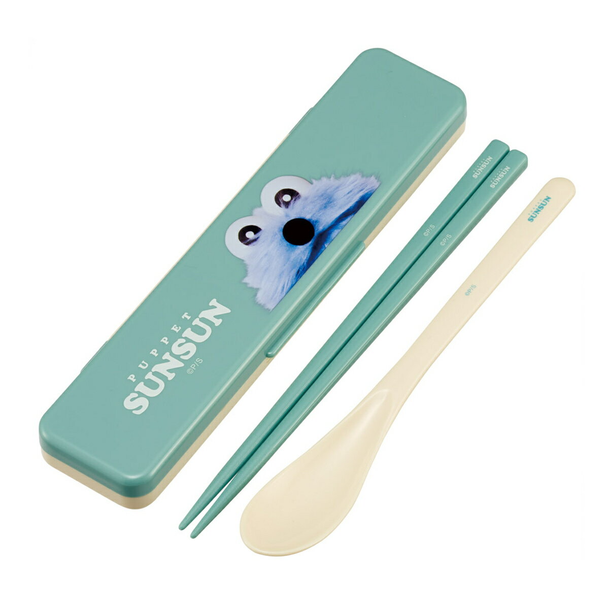 コンビセット パペットスンスン 箸 スプーン ( 食洗機対応 18センチ お箸 音の鳴らない カトラリー 日本製 食洗機OK カトラリーセット 持ち運び お弁当...