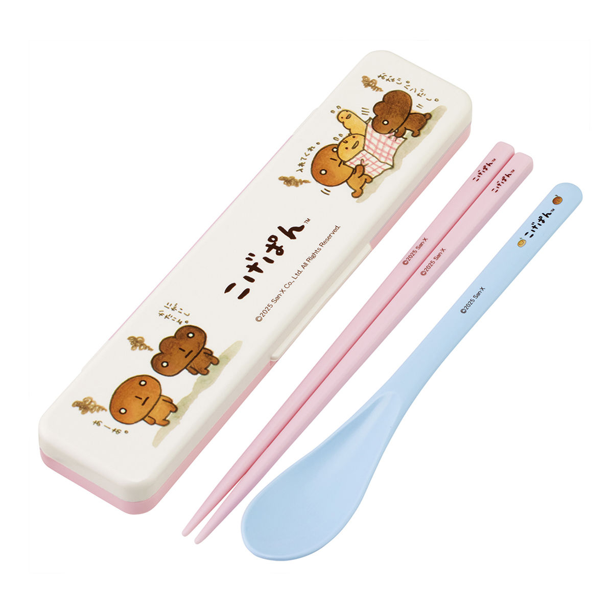コンビセット こげぱん 箸 スプーン ( 食洗機対応 18センチ お箸 音の鳴らない カトラリー 日本製 食洗機OK カトラリーセット 持ち運び お弁当 弁当 ...