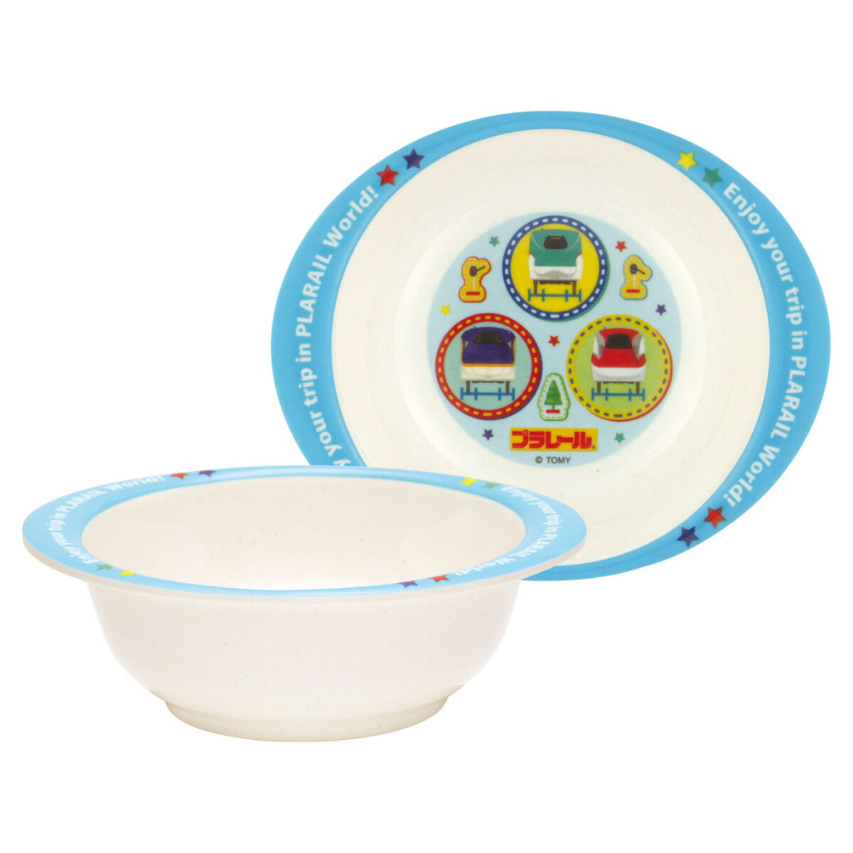 ボウル バンブーメラミン プラレール （ 食洗機対応 皿 お皿 深皿 メラミン 子ども用 割れにくい 食器 ..