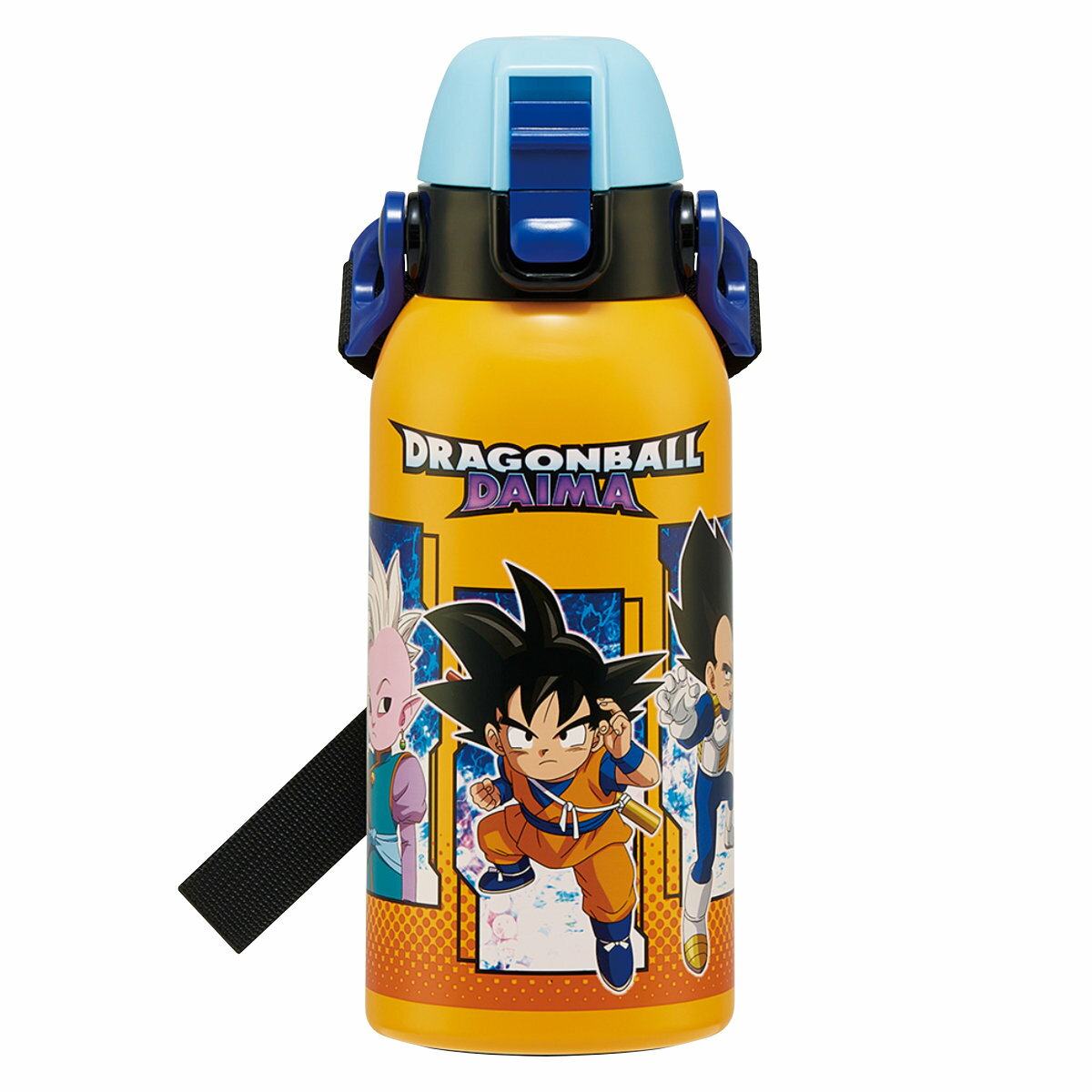 水筒 600ml ダイレクトボトル ドラゴンボールダイマ （ 保冷 直飲み ステンレスボトル ワンプッシュ 直のみ すいとう マグ ボトル ワンタッチ 広口 軽量 軽い マグボトル ベルト付き ）【39ショップ】
