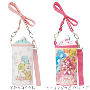 ボトルカバー ペットボトル 500ml キャラクター 子供 ( ペットボトルホルダー ペットボトルカバー 保冷 ボトルケース ペットボトル用 水筒カバー ボトルカバー ショルダーストラップ キッズ )【39ショップ】