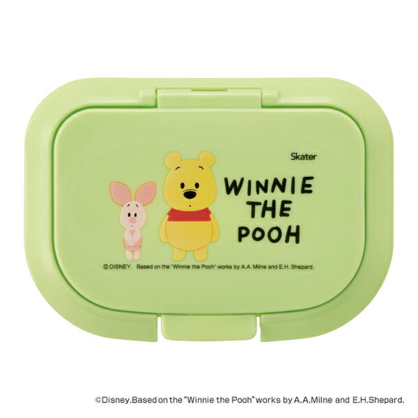 ウェットシート ふた くまのプーさん おしりふき ディズニー キャラクター （ プーさん ぷーさん 除菌シート フタ 蓋 POOH キャラ 汗拭きシート ウェットティッシュ ベビー おでかけ 赤ちゃん 便利 簡単 乾燥予防 ） 【39ショップ】のサムネイル