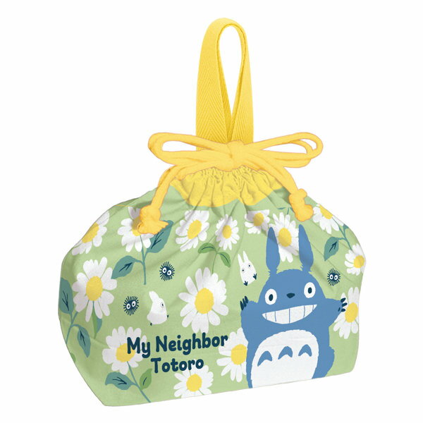 お弁当袋 巾着袋 ランチ巾着 となりのトトロ デイジー 子供 キャラクター （ トトロ 巾着 キッズ ランチバッグ 幼稚園 保育園 お弁当グッズ ランチグッズ 小物入れ お弁当箱 弁当箱 弁当 子供用 給食袋 給食 袋 弁当巾着 マチ ） 【39ショップ】のサムネイル