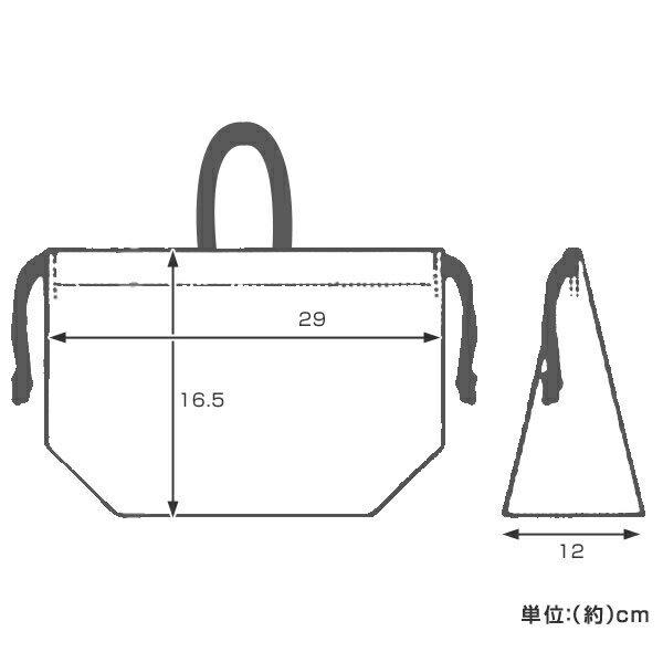 お弁当袋 巾着袋 ランチ巾着 ミニオンズ フィーバー 子供 キャラクター （ ミニオン 巾着 ランチバッグ キッズ 幼稚園 保育園 お弁当箱 弁当箱 お弁当入れ 子供用 給食袋 給食 袋 弁当巾着 小物入れ マチ お弁当グッズ ランチグッズ ）【39ショップ】