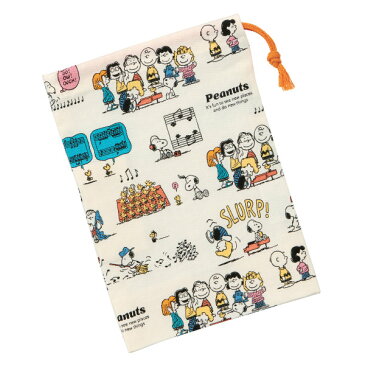 コップ袋 巾着袋 PEANUTS スヌーピー レトロ 歯ブラシホルダー付き ( SNOOPY 巾着 キッズ 歯ブラシホルダー付き コップ 入れ 歯ブラシ 子供用 給食 袋 ランチ巾着 幼稚園 保育園 お弁当グッズ ランチグッズ 入園 準備 )【39ショップ】