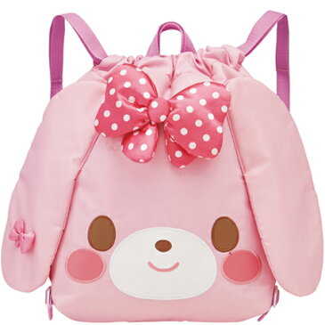 リュックサック ダイカットナップサック ぼんぼんりぼん 子供用 キャラクター ( ナップサック バックパック ランチバッグ ランチバッグ リュック 遠足 行楽 ) 【39ショップ】