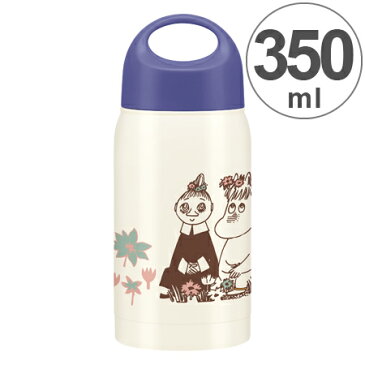 ステンレスマグボトル ムーミン お花畑 350ml ( ステンレスボトル 保温 保冷 マグボトル すいとう スープボトル ) 【5000円以上送料無料】