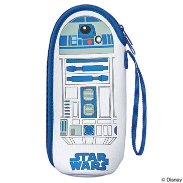 ペットボトルカバー　カバー　ストラップ付き　スターウォーズ　STAR WARS　R2D2　500ml用 （ ボトルカバー ペットボトルケース ペットボトルホルダー 0.5L　子供用　スター・ウォーズ ） 【5000円以上送料無料】