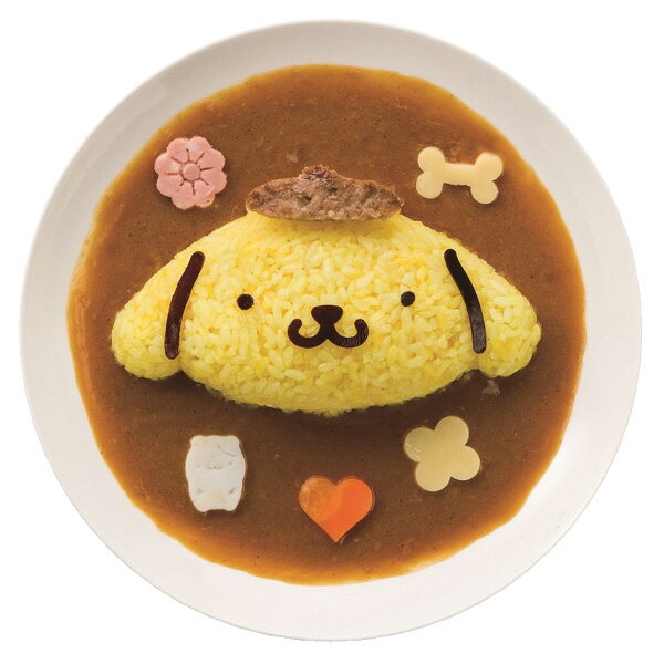 ご飯抜き型 ポムポムプリン キャラカレー デコ型 押し型 （ ご飯型 ライス型 おにぎり型 キャラごはん キャラカレー デコカレー 型 ご飯押し型 おにぎり押し型 キャラ鍋 デコ鍋 キャラご飯 ） 【39ショップ】のサムネイル