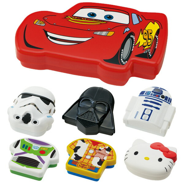 お弁当箱 幼稚園 保育園 キャラクター ダイカット カーズ スターウォーズ トイストーリー ハローキティ （ 弁当箱 ランチボックス 子供 男の子 女の子 ディズニー ダースベイダー ストームトルーパー R2D2 バズ ウッディ ）【39ショップ】のサムネイル