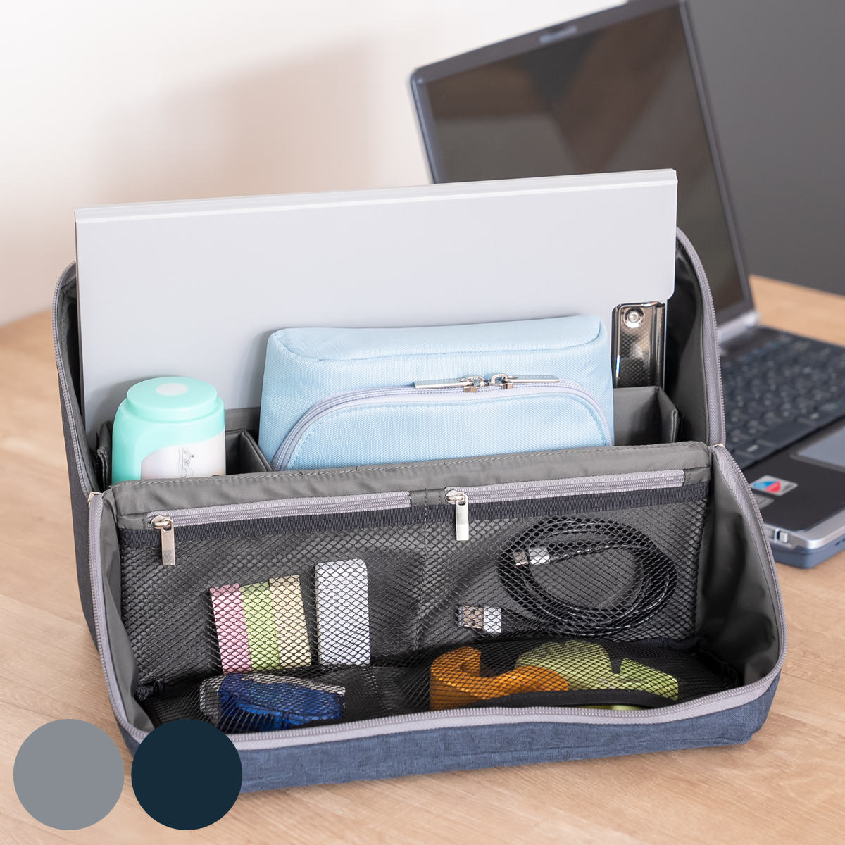 フリーアドレス バッグ ユートリム スマ・スタ A4 ボックス ( モバイルバッグ ツールバッグ キャビネットバッグ スマスタ 大容量 ワイド 持ち運び スマホ...